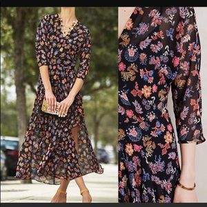 Anthropologie floral dress